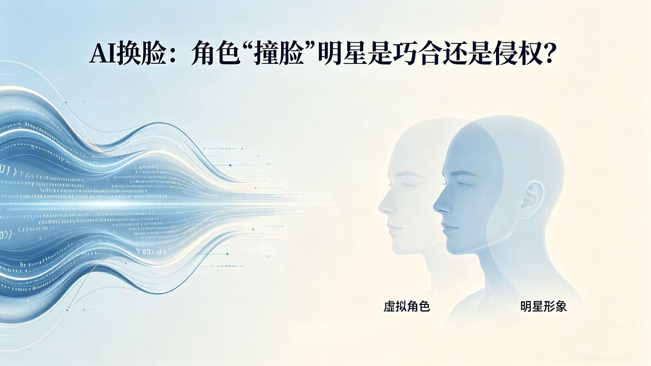 AI換臉讓角色“撞臉”明星，是巧合還是侵權(quán)？